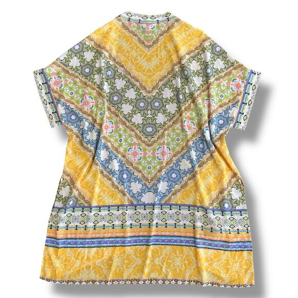 Umgee Kimono Cardigan Women’s Small Multicolor Boho Festival Beach Cover Up - Picture 5 of 7